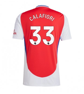 Arsenal Riccardo Calafiori #33 Replika Hjemmebanetrøje 2024-25 Kortærmet